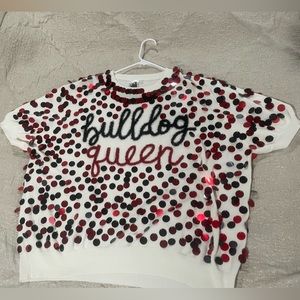 Queen of sparkles Bulldog Queen XL